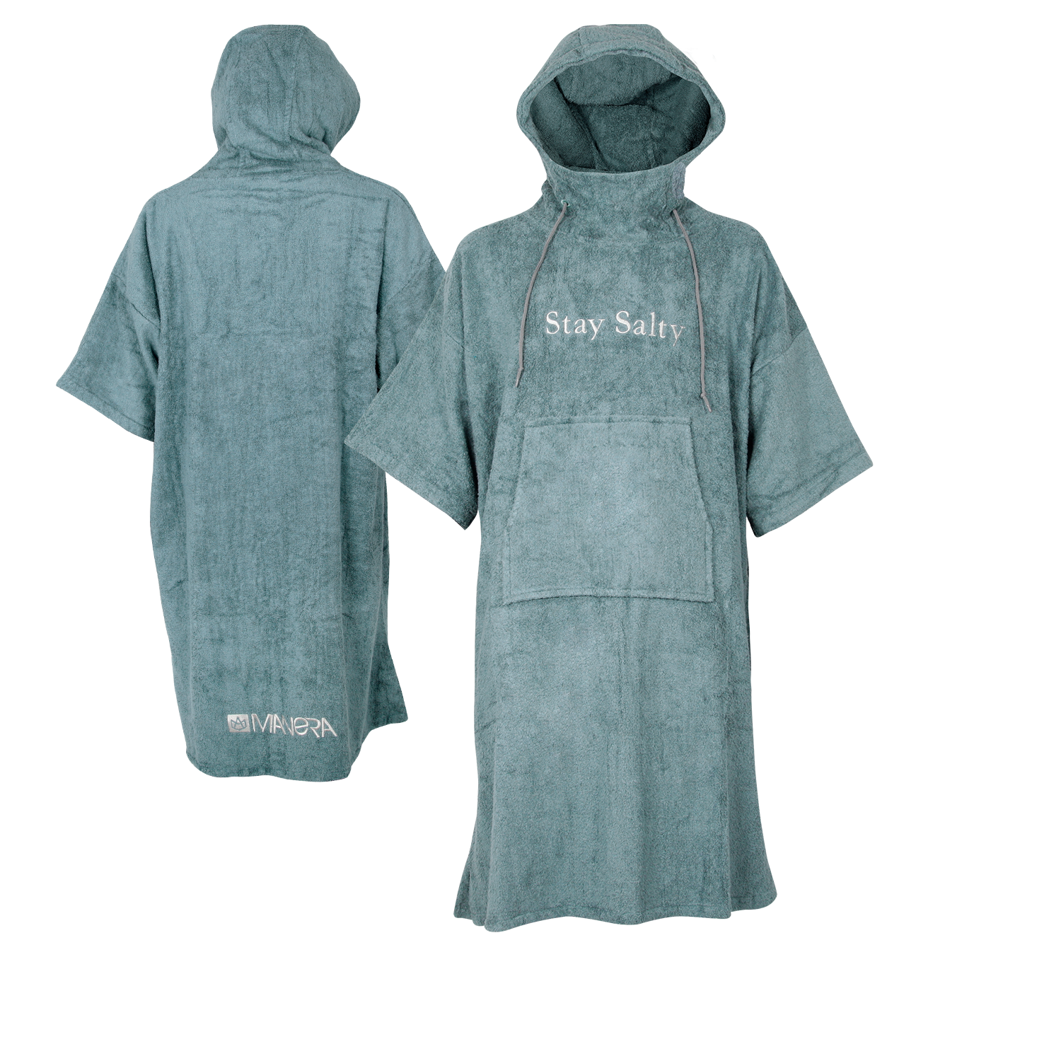 MANERA BAMBOO PONCHO - STEEL
