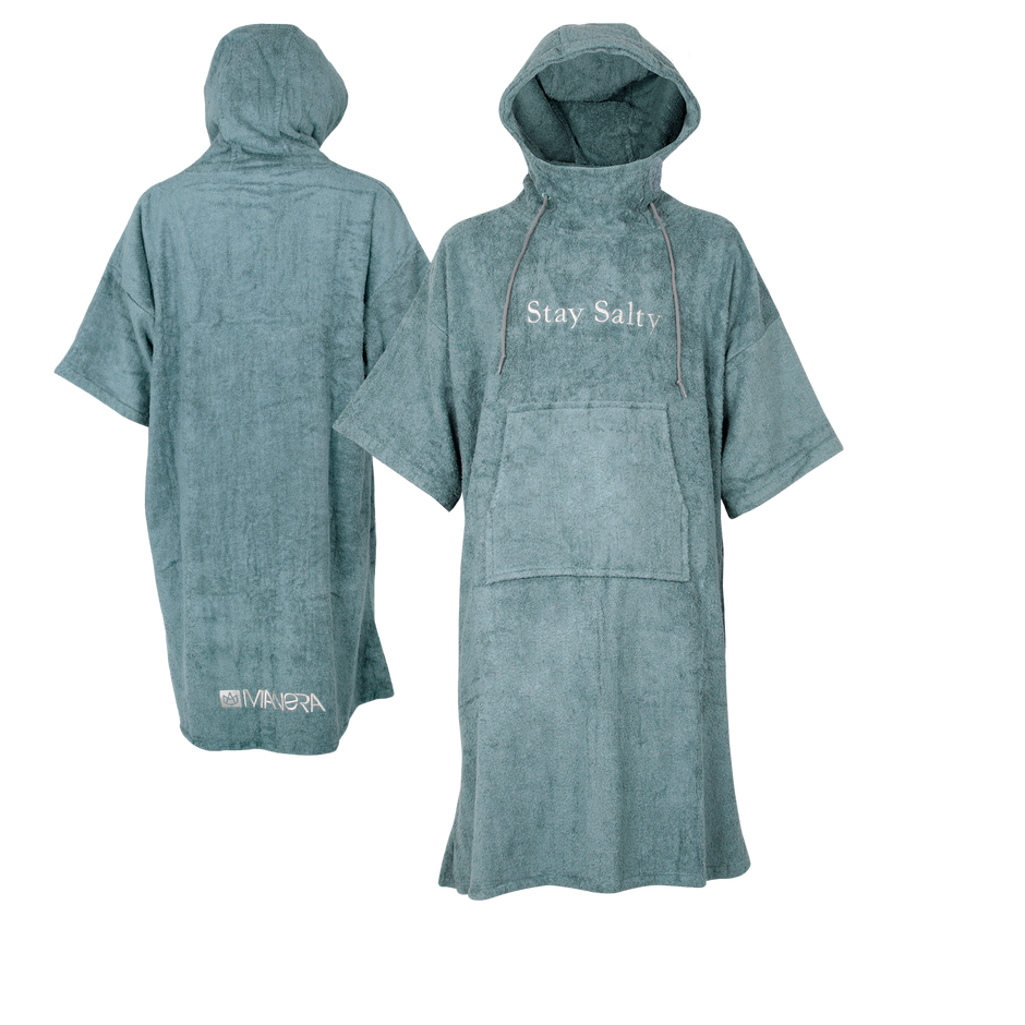 MANERA BAMBOO PONCHO - STEEL