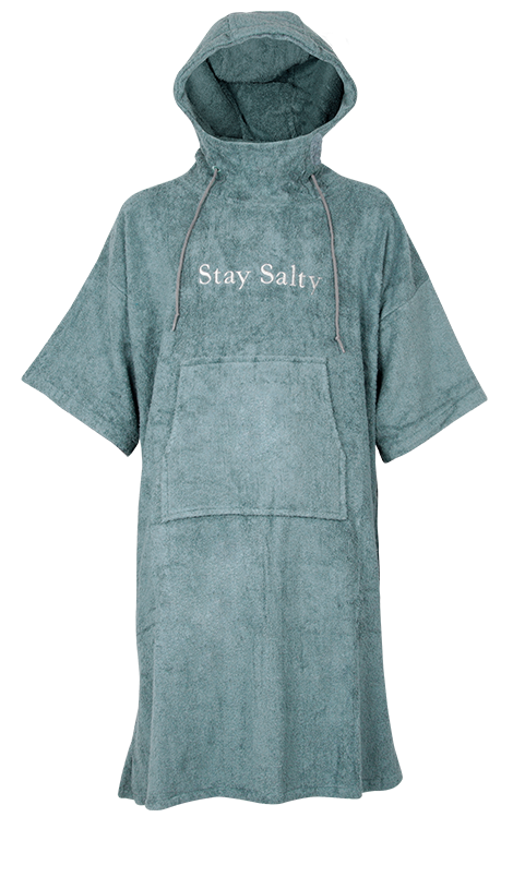 MANERA BAMBOO PONCHO - STEEL