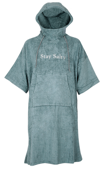 MANERA BAMBOO PONCHO - STEEL